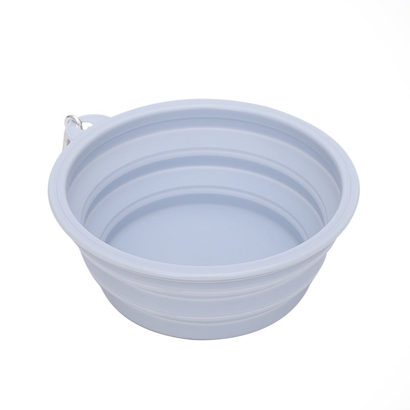 Foldable Silicone Dog Bowl | Portable Pet Food & Water Dish for Travel and Outdoors