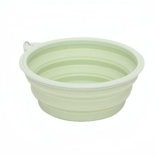Foldable Silicone Dog Bowl | Portable Pet Food & Water Dish for Travel and Outdoors