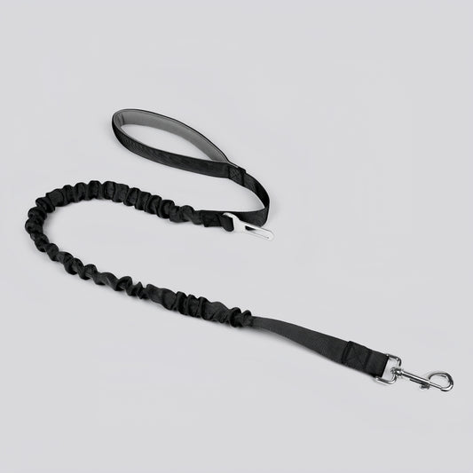 Tactical Bungee Dog Leash with Car Seat Clip – Anti-Shock & Tangle-Free for Strong Pullers