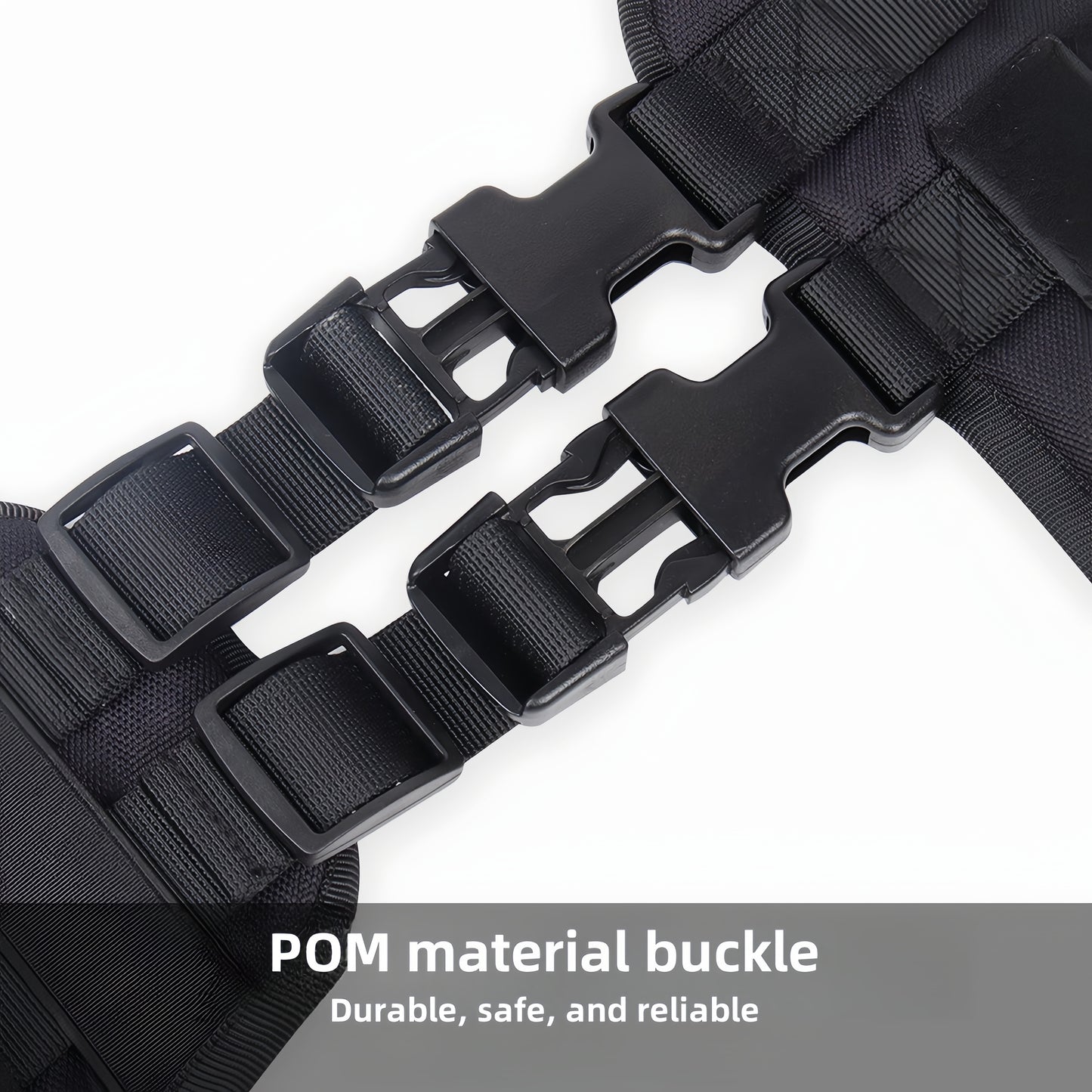 Tactical Dog Vest Harness – Water-Resistant Outdoor Chest Harness for Medium & Large Breeds