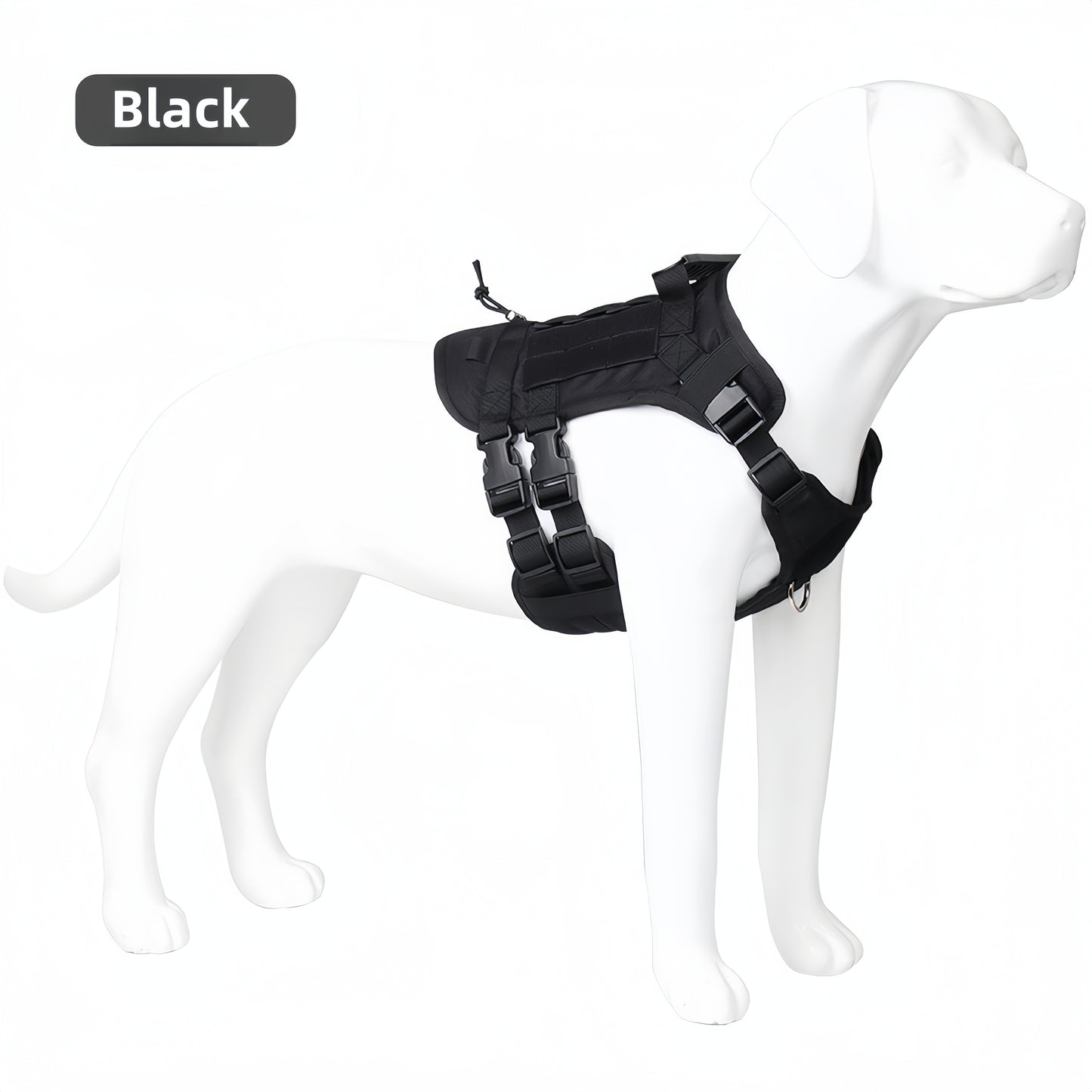 Tactical Dog Vest Harness – Water-Resistant Outdoor Chest Harness for Medium & Large Breeds
